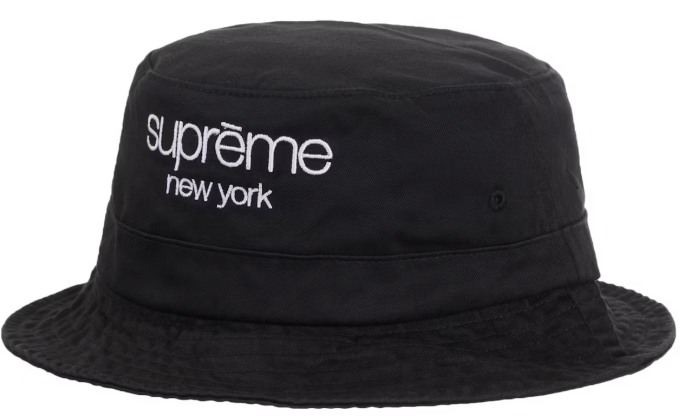 Supreme Chino Twill Crusher Black SZ S/M