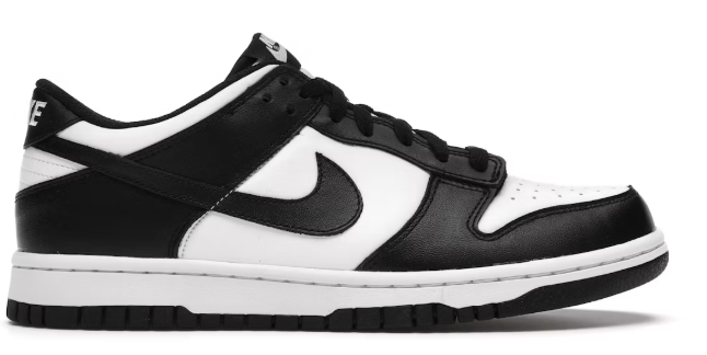 Nike Dunk Low Retro White Black Panda (GS) SZ 5.5Y