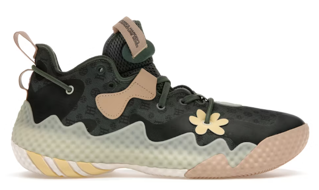 adidas Harden Vol. 6 Green Oxide Monogram SZ 10.5