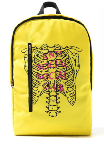 Anti Social Social Club Broken Backpack Yellow