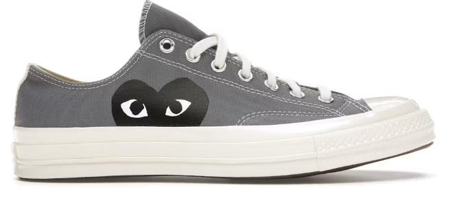 Converse Chuck Taylor All Star 70 Ox Comme des Garcons PLAY Grey SZ 13