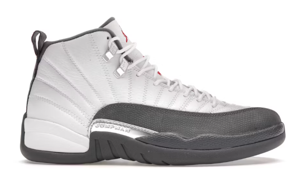 Jordan 12 Retro White Dark Grey SZ 13 USED