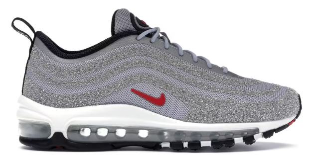 Nike Air Max 97 LX Swarovski Silver Bullet (Women's) SZ 8W/6.5M
