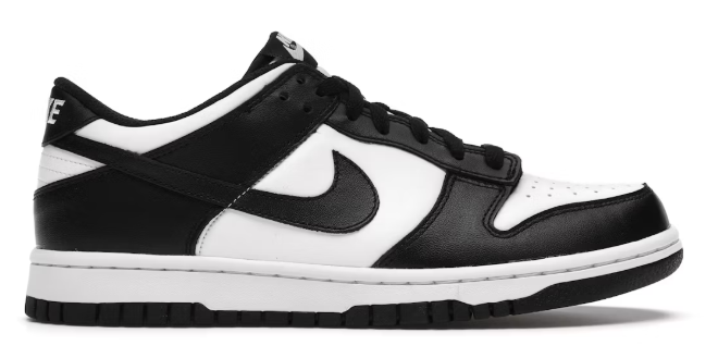 Nike Dunk Low Retro White Black Panda (GS) SZ 4.5Y