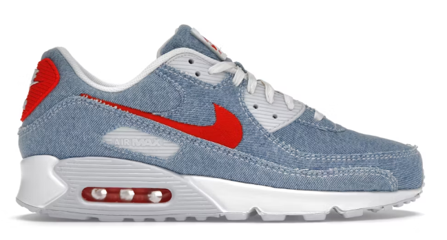 Nike Air Max 90 Denim Light Wash SZ 7