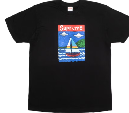Supreme Sailboat Tee Black SZ XL