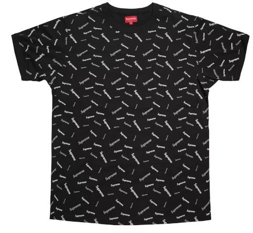 Supreme Scatter Ringer Black SZ XL