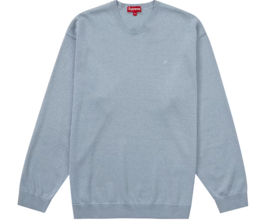 Supreme Metallic L/S Top Light Slate SZ M