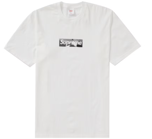Supreme Emilio Pucci Box Logo Tee White/Black SZ M