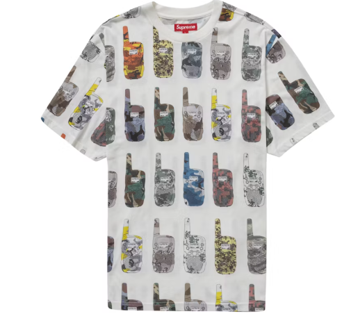 Supreme Walkie Talkie S/S Top White SZ L
