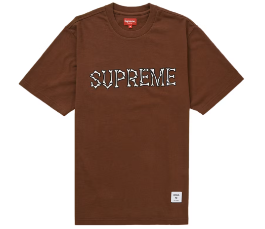 Supreme Bones S/S Top Brown SZ L