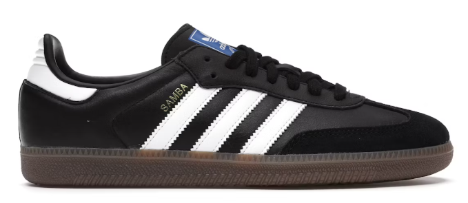adidas Samba OG Black White Gum SZ 11 NO BOX FADED