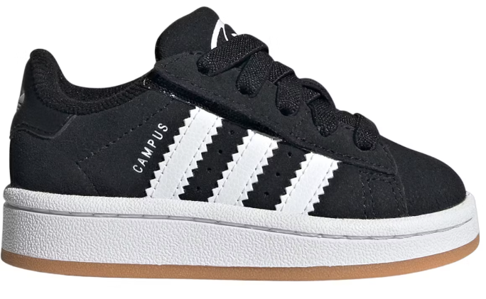 adidas Campus 00s CF EL Core Black Cloud White Gum (TD) SZ 10C