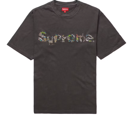 Supreme Animal Kingdom S/S Top Black SZ XL