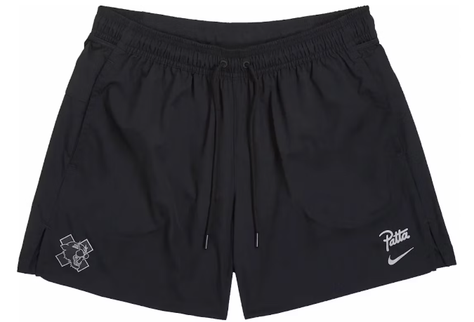 Nike x Patta RunXLning Team Shorts Black SZ XL