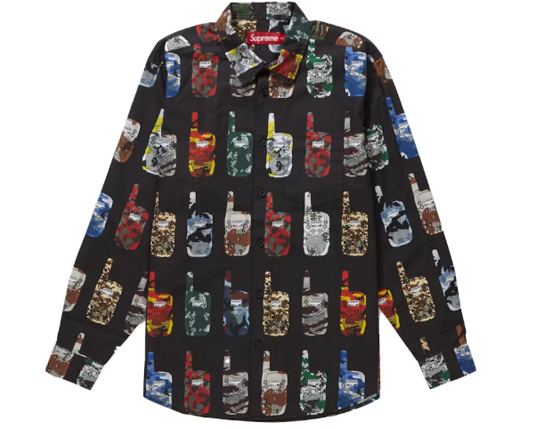 Supreme Walkie Talkie Shirt Black SZ M
