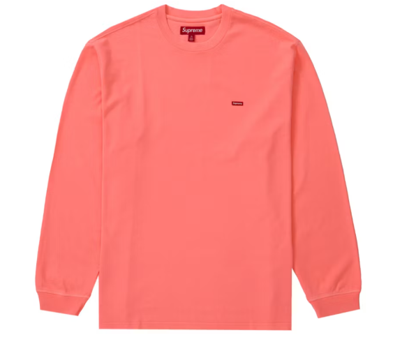 Supreme Small Box L/S Tee (SS24) Bright Orange SZ XL