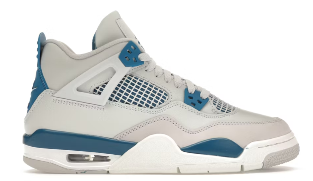 Jordan 4 Retro Military Blue (2024) (GS) SZ 5Y MISSING LID