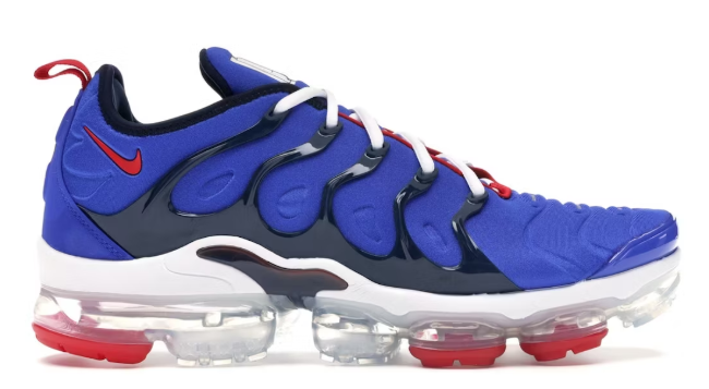 Nike Air VaporMax Plus Racer Blue University Red SZ 9 USED REP BOX