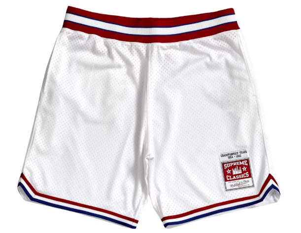 Supreme Mitchell & Ness Basketball Short White SZ L