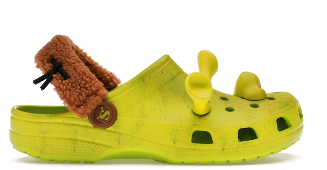 Crocs Classic Clog DreamWorks Shrek SZ 9 MISSING EAR / NOSE