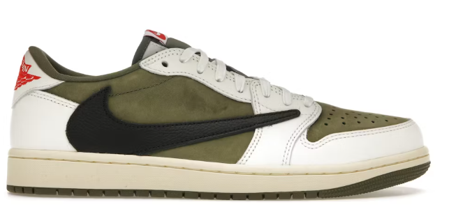 Jordan 1 Retro Low OG SP Travis Scott Medium Olive SZ 13