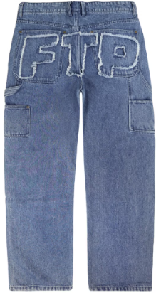 FTP FRAYED DENIM JEAN SZ 36