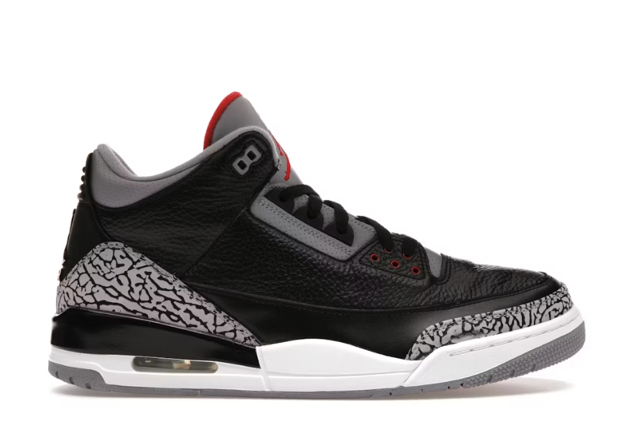 Jordan 3 Black Cement (2011) Sz 10.5 Used no box