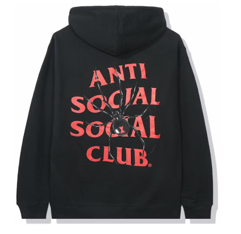 Anti Social Social Club Bitter Hoodie Black SZ S