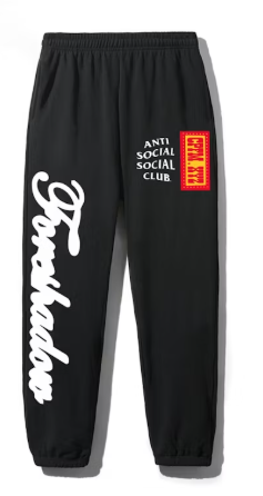 Anti Social Social Club x CPFM Sweatpants Black SZ S