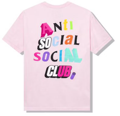 Anti Social Social Club The Real Me Tee Pink SZ S