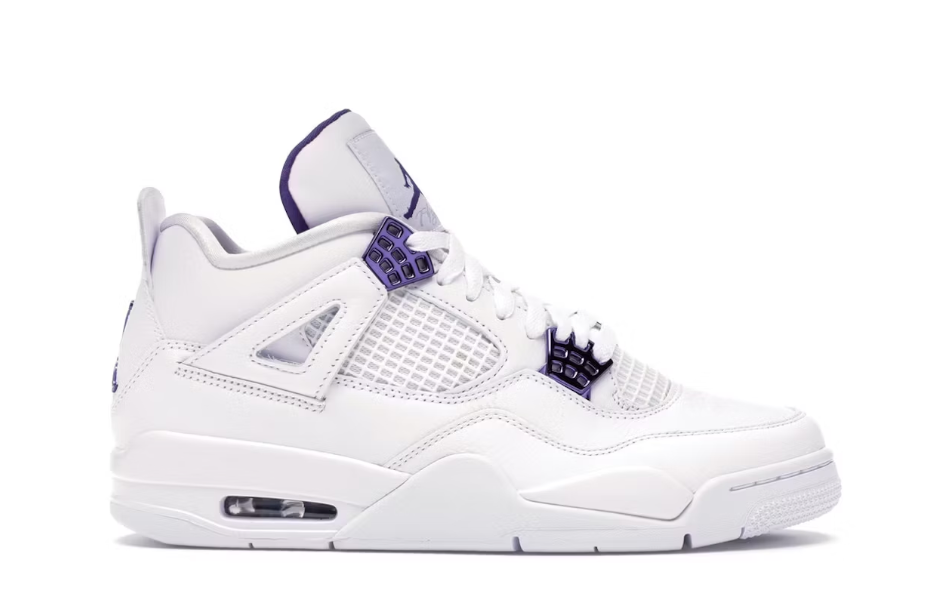 Jordan 4 Retro Metallic Purple Sz 13 USED