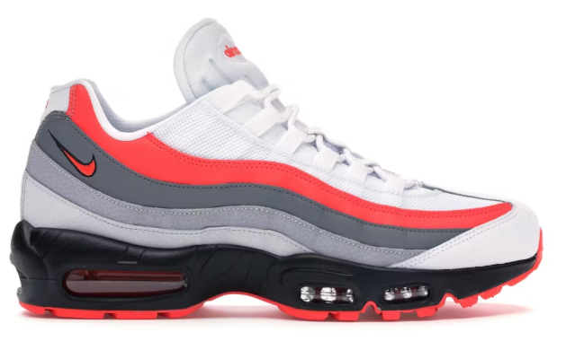 Nike Air Max 95 Bright Crimson Comet SZ 12 USED REP BOX