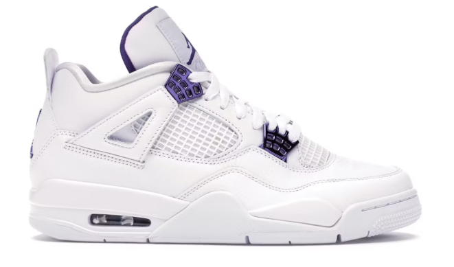 Jordan 4 Retro Metallic Purple SZ 10 USED NO BOX