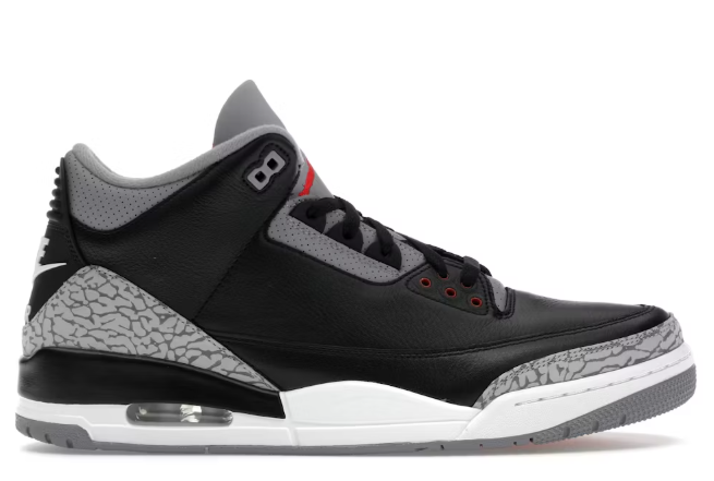 Jordan 3 Black Cement (2024) Sz 8