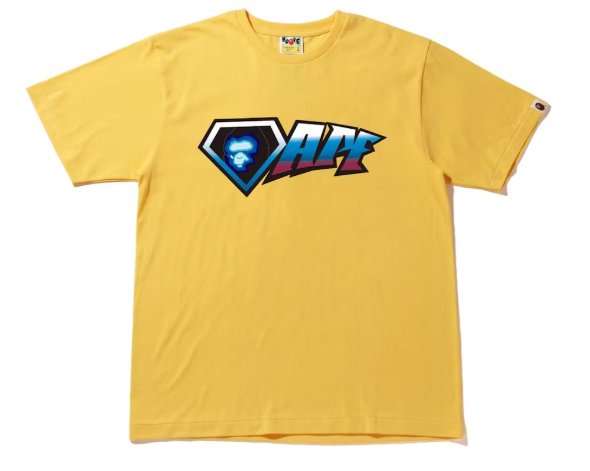 BAPE Archive Graphic #9 Tee Yellow SZ XL