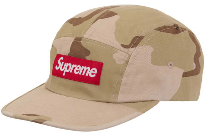 Supreme Washed Chino Twill Camp Cap (SS24) Camo
