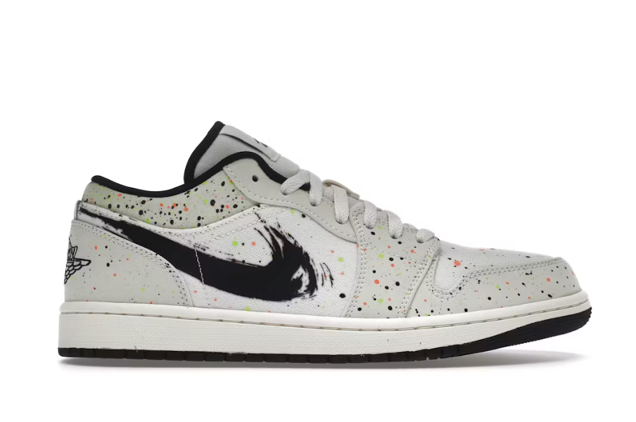 Jordan 1 Low Brushstroke Sz 9