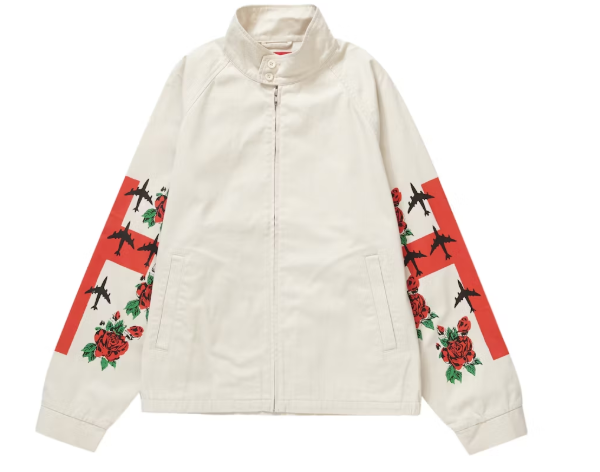 Supreme Destruction of Purity Harrington Jacket Stone SZ XL DEFECT
