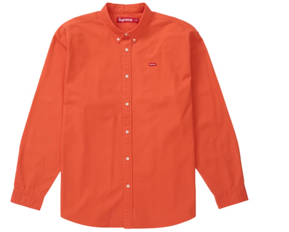Supreme Small Box Shirt (SS24) Bright Orange SZ XL
