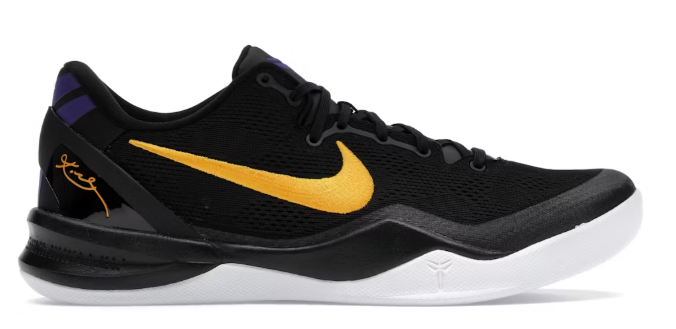 Nike Kobe 8 Protro Lakers Away SZ 9.5