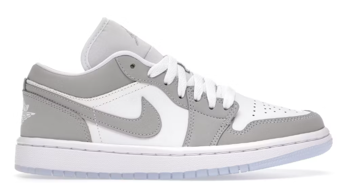 Jordan 1 Low Wolf Grey (Women's) SZ 7W/5.5Y