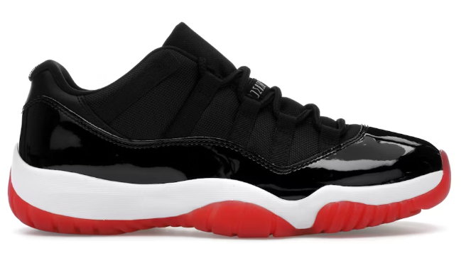 Jordan 11 Retro Low Bred (2025) SZ 9 MISSING LID