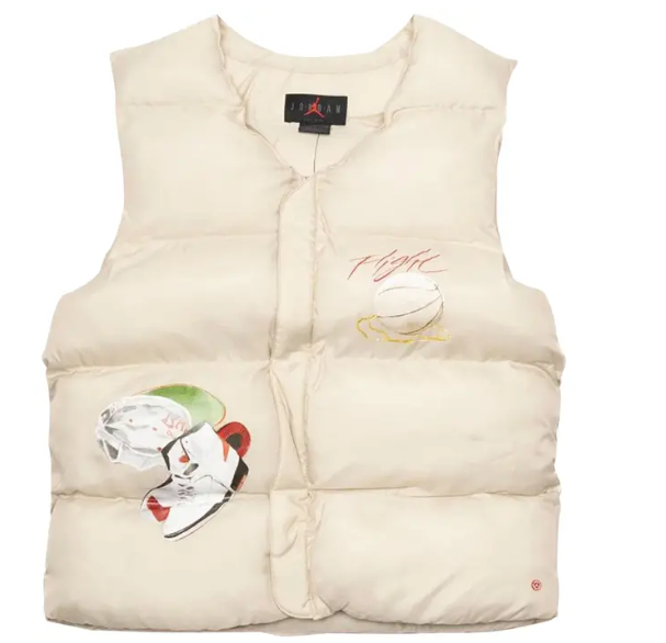 Air Jordan Artist Series By Jacob Rochester Vest 'Brown' SZ XXL