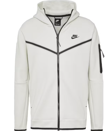 Nike Sportswear Tech Fleece Full-Zip Hoodie Light Bone/Black SZ M