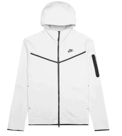 Nike Sportswear Tech Fleece Full-Zip Hoodie Phantom Black SZ L