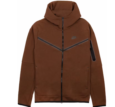 Nike Sportswear Tech Fleece Full-Zip Hoodie Cacao Wow/Black SZ M