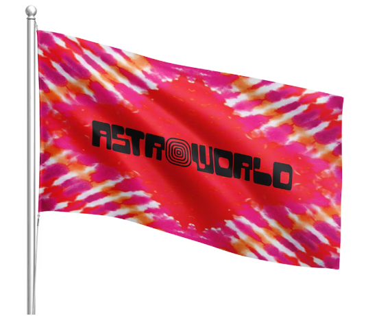 Travis Scott Astroworld Flag Tie-Dye