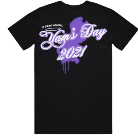 Psychworld Yams Day Loving Memory T-shirt Black SZ M