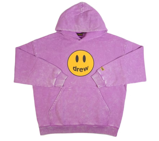 drew house mascot deconstructed Hoodie Washed Grape SZ L